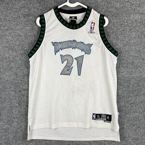 Reebok Timberwolves #21 Kevin Garnett NBA Basketball‎ Jersey Youth XL
